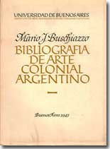 Bibliografía de Arte Colonial Argentino